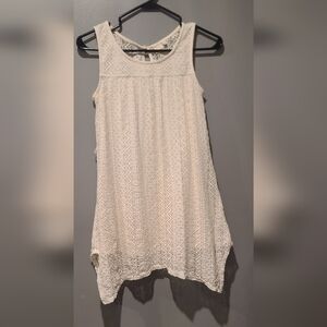 Mudd Ivory Lace Sleeveless Top